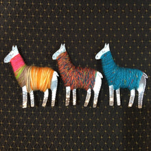 Tin and Yarn Llamas